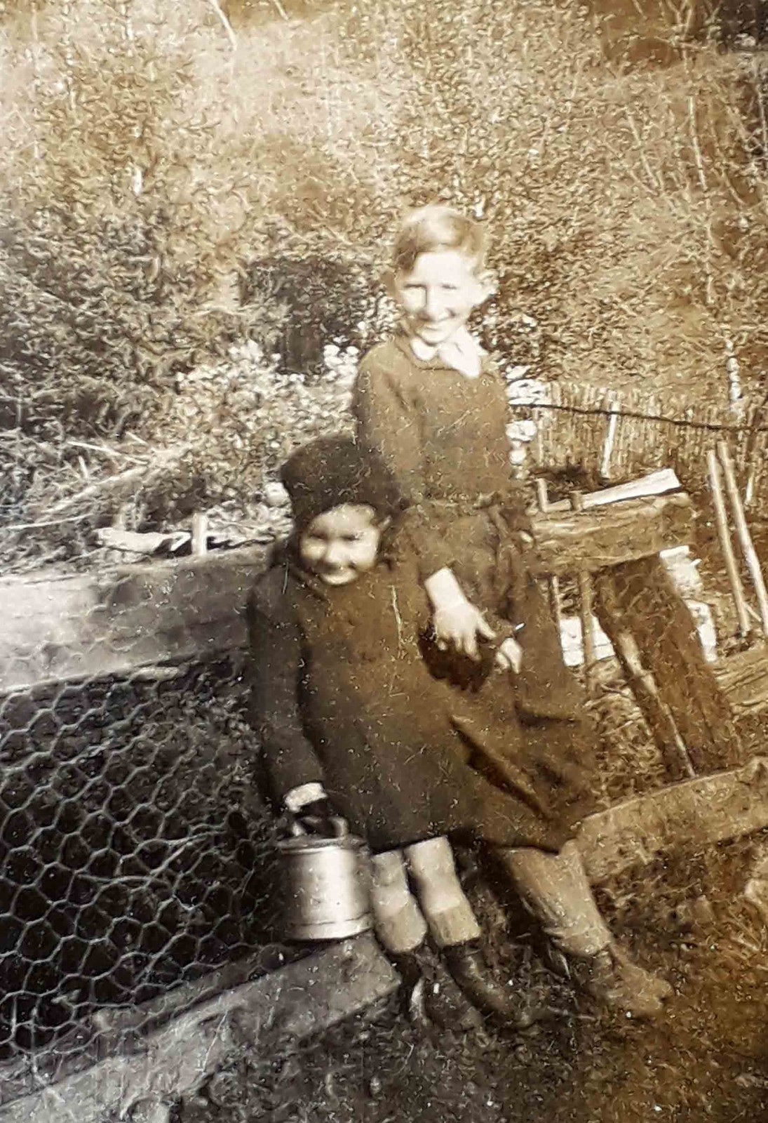 Michel und Olga Zilberstein in ihrem Versteck in Boisset, Südfrankreich - 1943