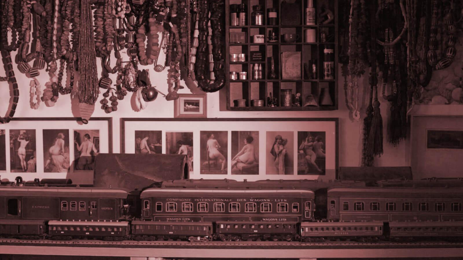 In der Wohnung von Gideon Bachmann, Sammlungsstücke